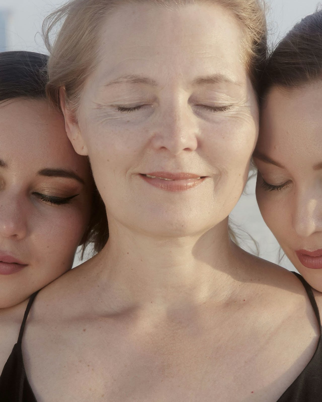 Women sharing a calm moment together